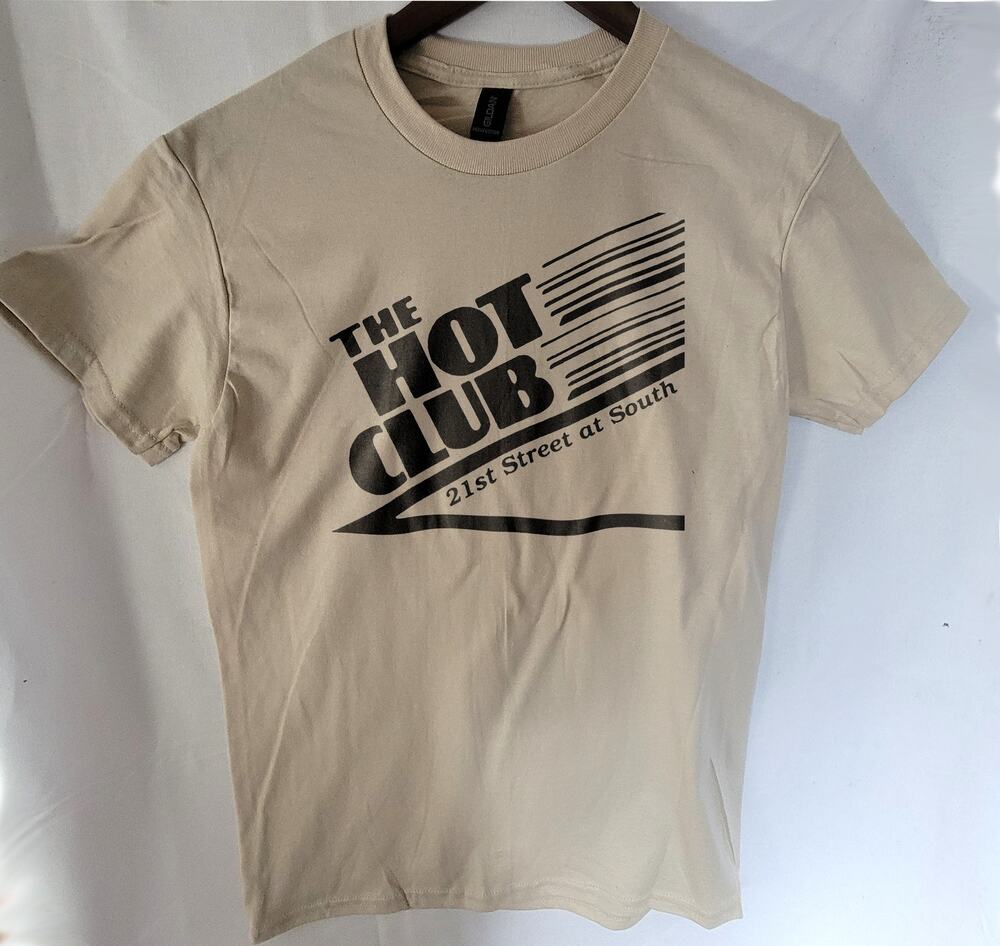 the Hot club Philly club t shirt Size Small Cream